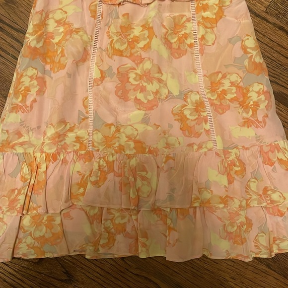 Floral pale pink off the shoulder ASTR dress, size small! - Picture 3 of 5